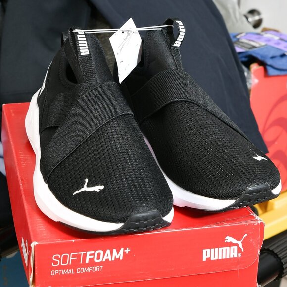 PUMA‎ Ladies' Chroma Slip-On Shoe black - Picture 1 of 8